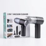 Mini Aspirateur Sans Fil 3-en-1 AS-228 – Portable Rechargeable, Maison & Voiture
